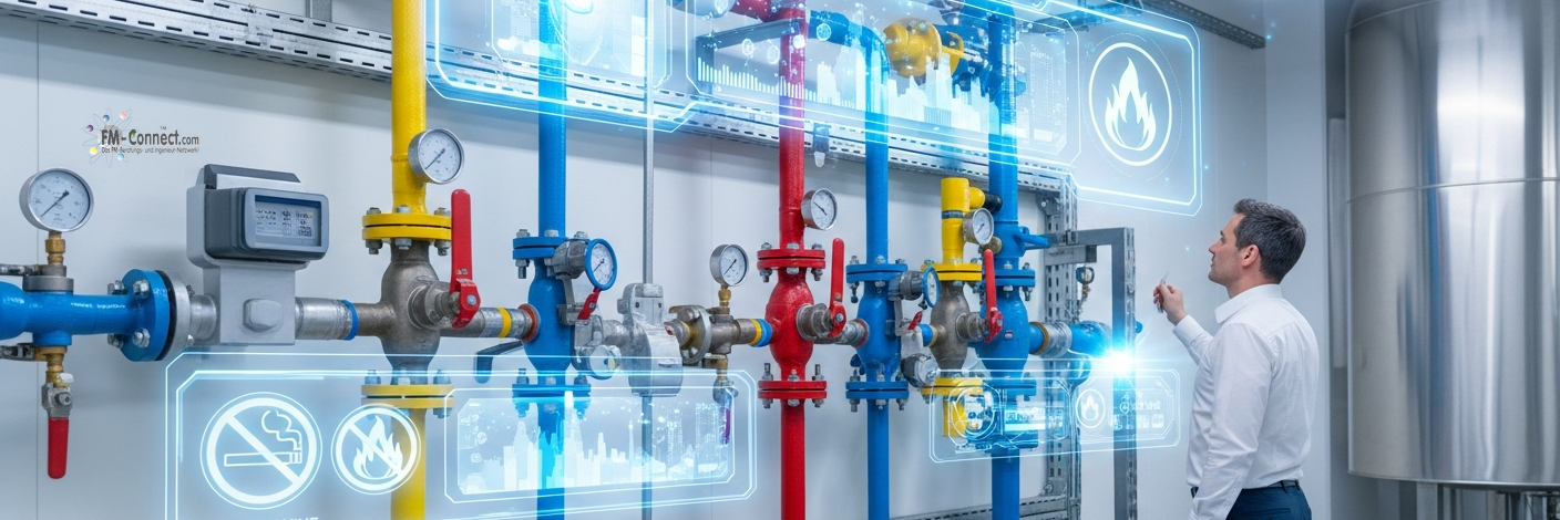 Rauch- und offenes-Feuer-Verbote in Gassystemen