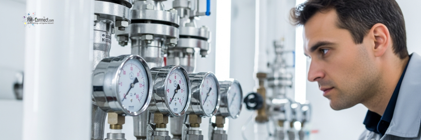 Kontrolle von Manometern & Druckniveaus